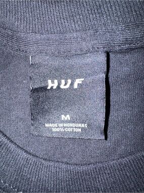 HUF Men's Dark Navy Cotton Crewneck Sweater